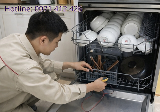 sửa máy rửa bát Whirlpool uy tín